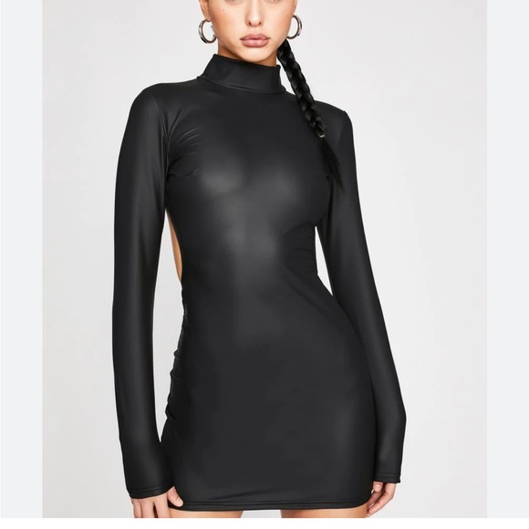 Dolls Kill Dresses & Skirts - DOLLS KILL POSTER GRL Throw It Back Bodycon Dress size XL